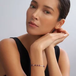 Amethyst Beaded Bracelet