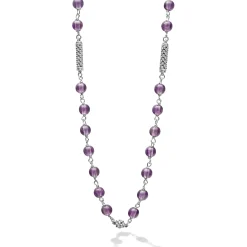 Amethyst Beaded Necklace