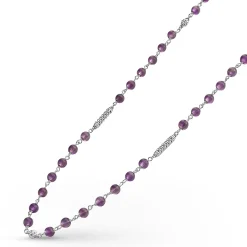 Amethyst Beaded Necklace
