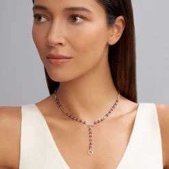 Amethyst Beaded Necklace