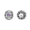 Amethyst Earring Backs