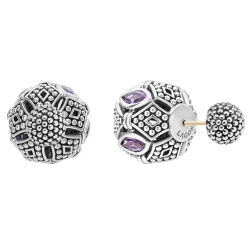 Amethyst Earring Backs