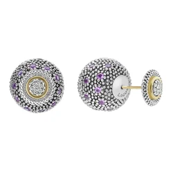 Amethyst Earring Backs