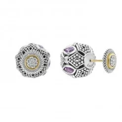 Amethyst Earring Backs