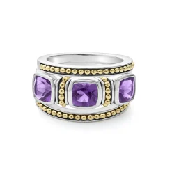 Amethyst Stacking Rings