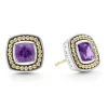 Amethyst Stud Earrings