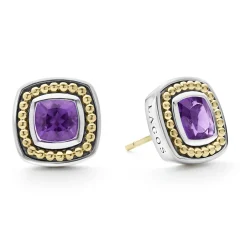 Amethyst Stud Earrings