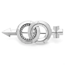 Antique Gender Symbol Pin
