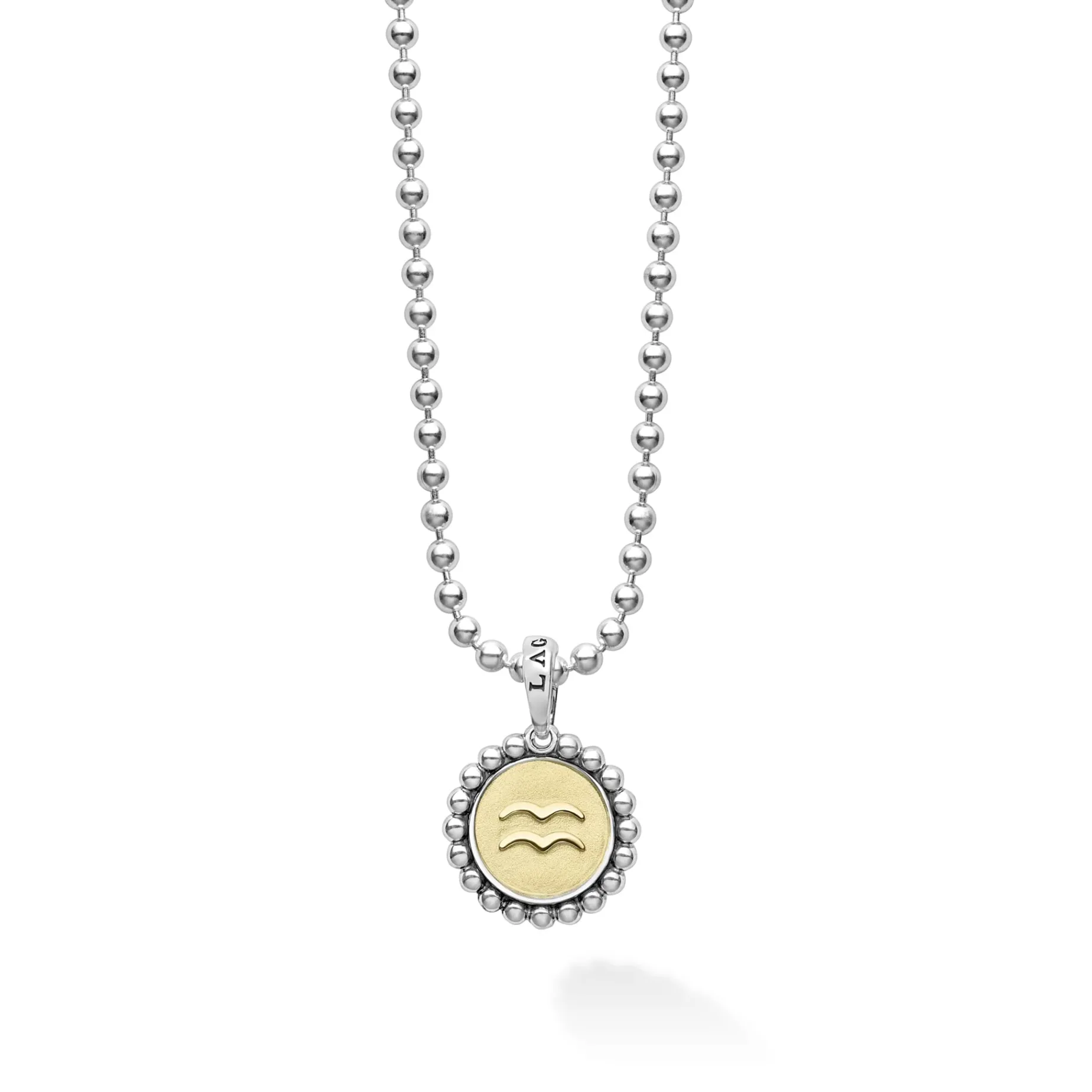 Aquarius Zodiac Charm Necklace
