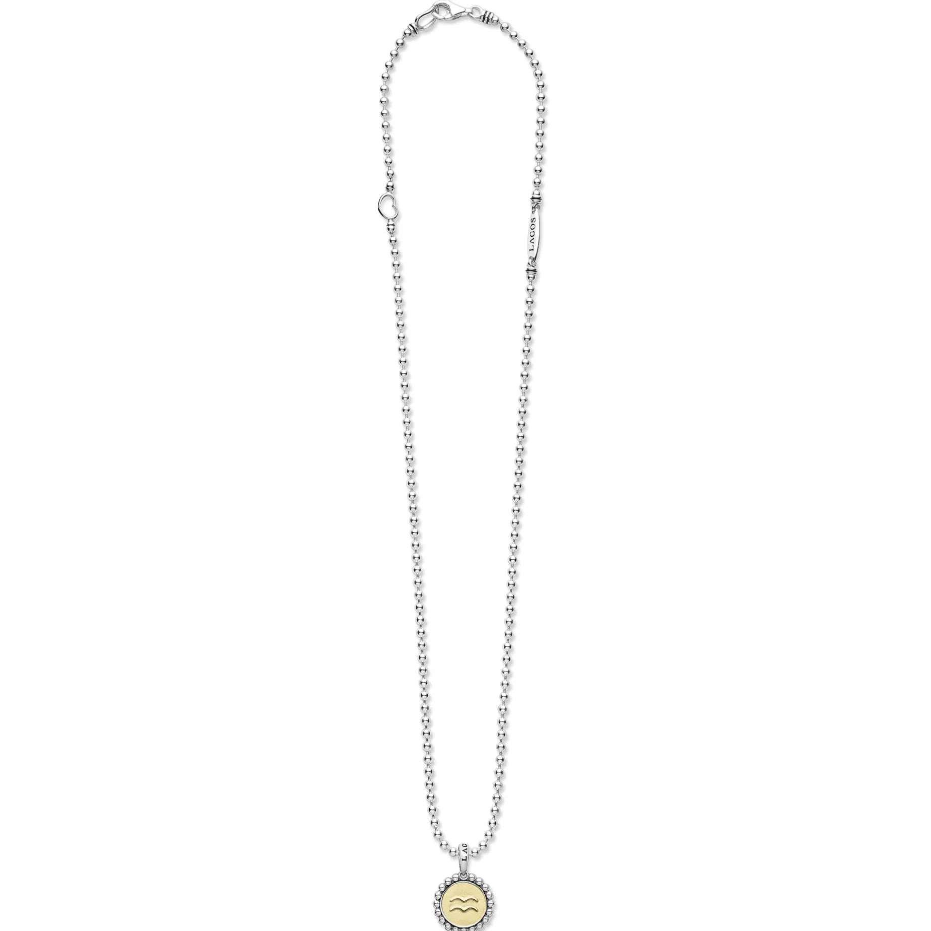 Aquarius Zodiac Charm Necklace