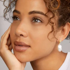 Baroque Pearl Drop Earrings