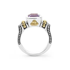 Bezel-Set Amethyst Ring