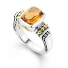 Bezel-Set Citrine Ring