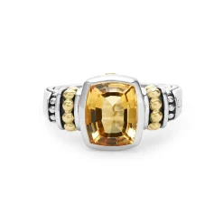 Bezel-Set Citrine Ring