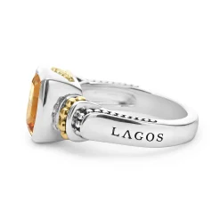 Bezel-Set Citrine Ring