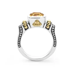 Bezel-Set Citrine Ring