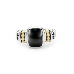 Bezel-Set Onyx Ring