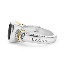 Bezel-Set Onyx Ring