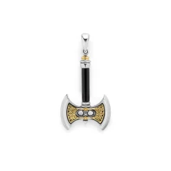 Black Agate Axe Amulet