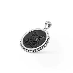 Black Agate Krunch Amulet