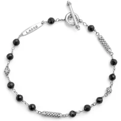 Black Ceramic Beaded Bracelet