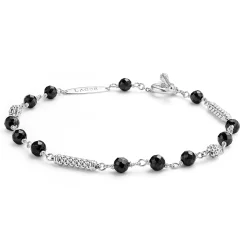 Black Ceramic Beaded Bracelet