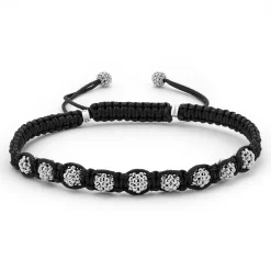 Black Macrame Bracelet