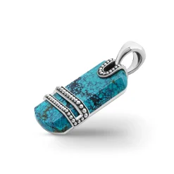 Black Turquoise Tag Amulet