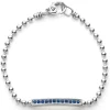 Blue Sapphire Beaded Bracelet