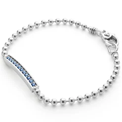 Blue Sapphire Beaded Bracelet