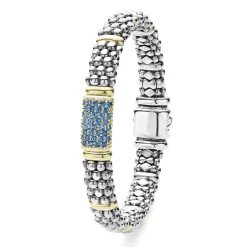 Blue Sapphire Caviar Bracelet | 9mm