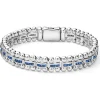 Blue Sapphire Link Bracelet