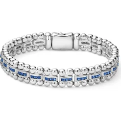 Blue Sapphire Link Bracelet