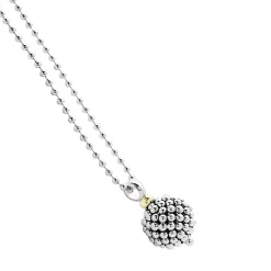 Caviar Ball Pendant Necklace