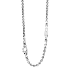 Caviar Beaded Skull Amulet Necklace