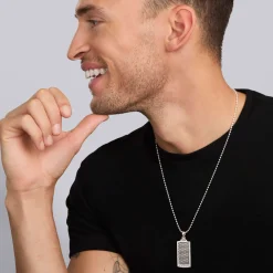 Caviar Beaded Tag Amulet