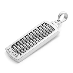 Caviar Beaded Tag Amulet
