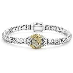 Caviar Diamond Knot Bracelet | 6mm
