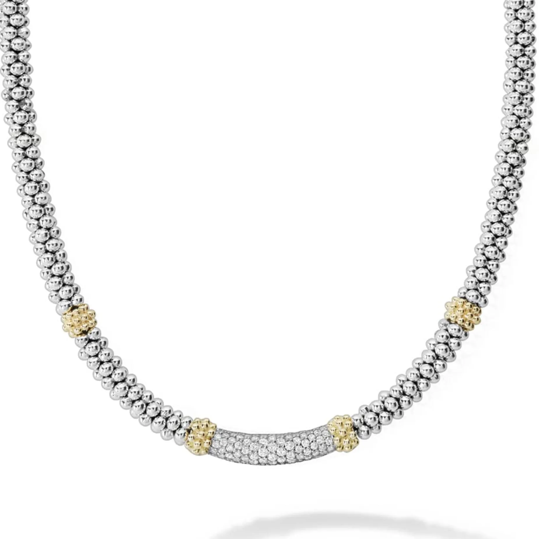Caviar Diamond Necklace | 5mm