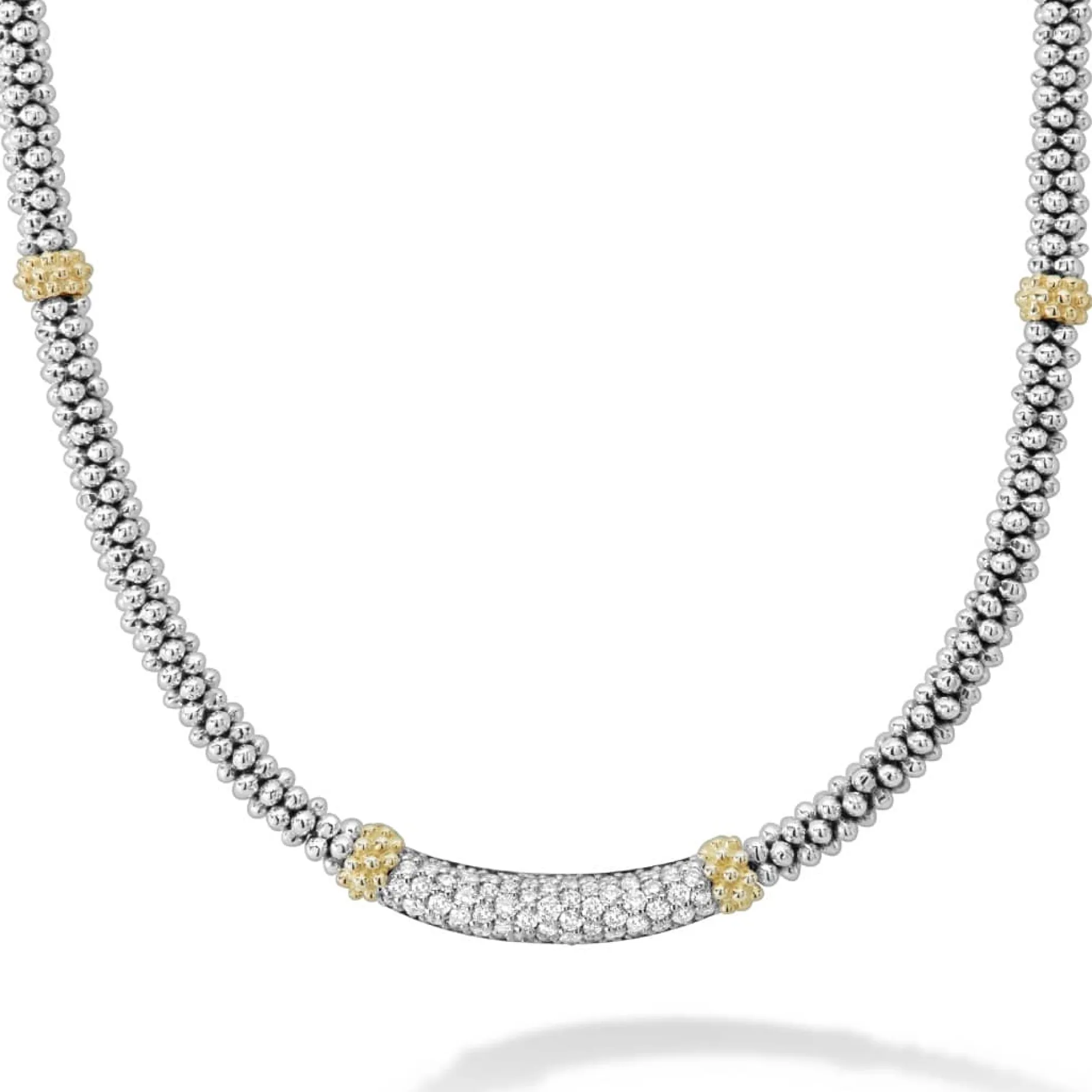 Caviar Diamond Necklace | 3mm
