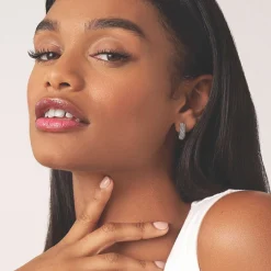 Caviar Huggie Earrings