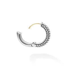 Caviar Huggie Earrings