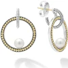 Caviar Pearl Drop Earrings