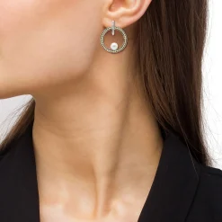 Caviar Pearl Drop Earrings