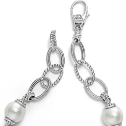 Caviar Pearl Link Bracelet