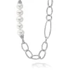 Caviar Pearl Link Necklace
