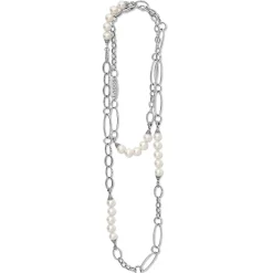 Caviar Pearl Link Necklace