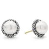 Caviar Pearl Stud Earrings