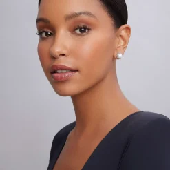 Caviar Pearl Stud Earrings