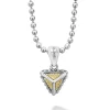 Caviar Pyramid Pendant Necklace